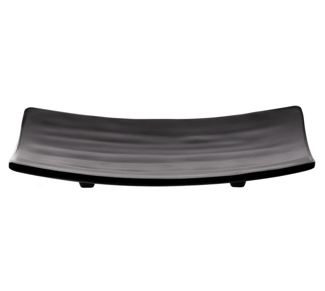 COUCOU Curved Platter 215x120mm - Matte Black