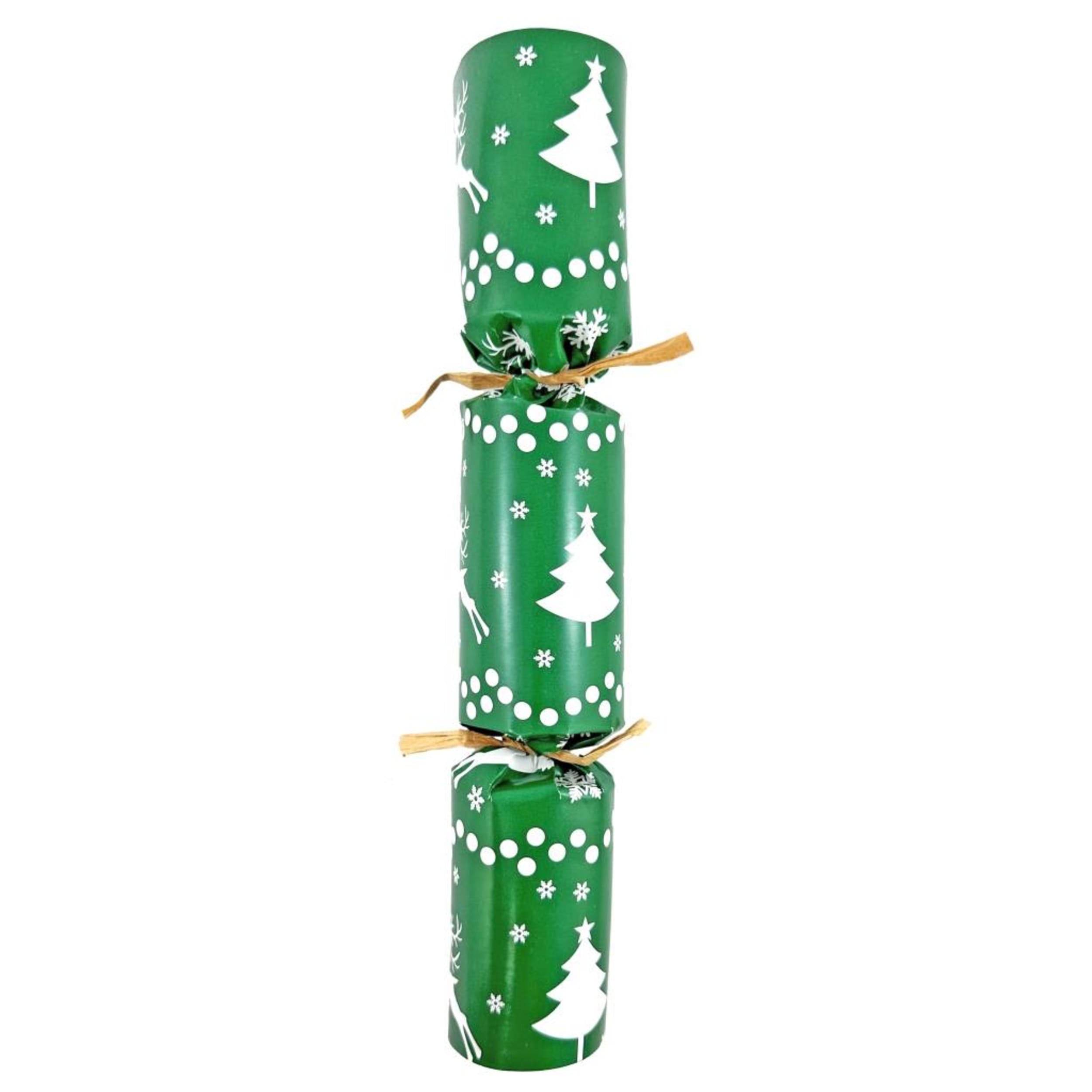 Occasions BonBons 250mm Paper Red & Green Reindeer & Christmas Trees (50 Pack)