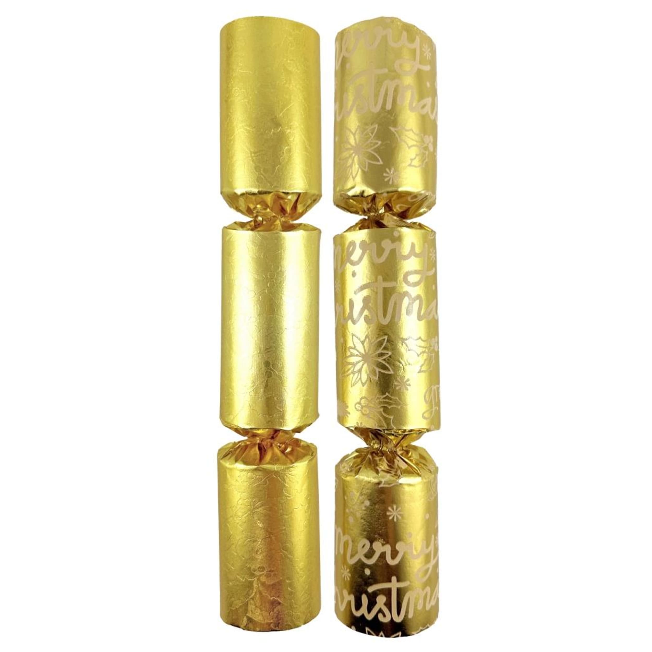 Occasions BonBons 250mm Foil Gold Embossed & Printed (50 Pack)