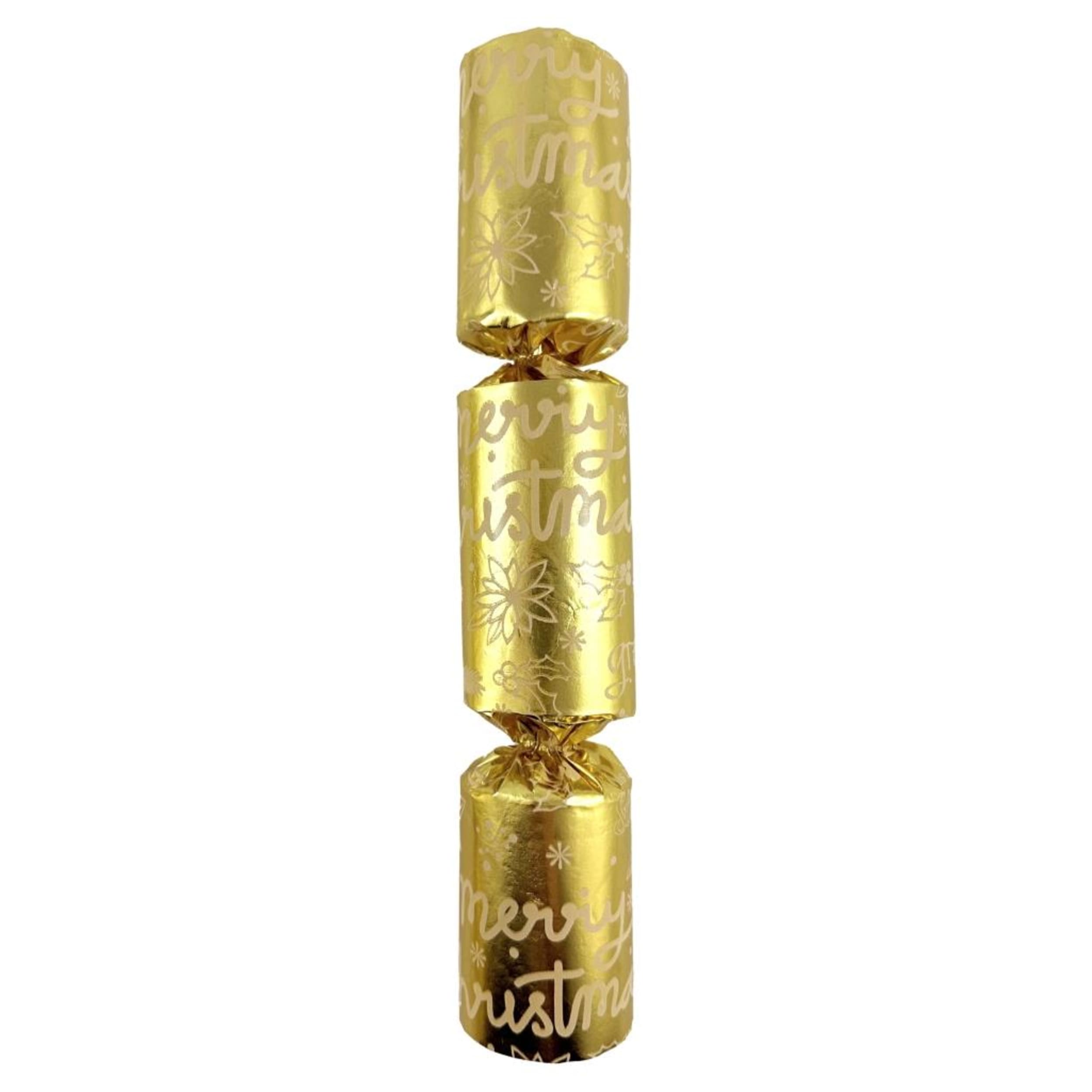 Occasions BonBons 250mm Foil Gold Embossed & Printed (50 Pack)