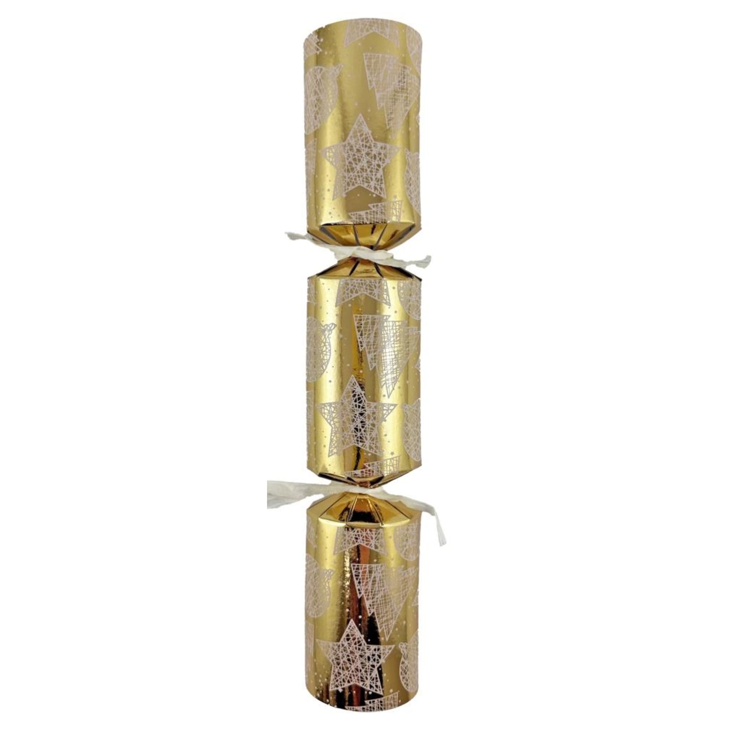 Occasions BonBons 250mm Foil Board Baubles on Gold and Silver (50 Pack)