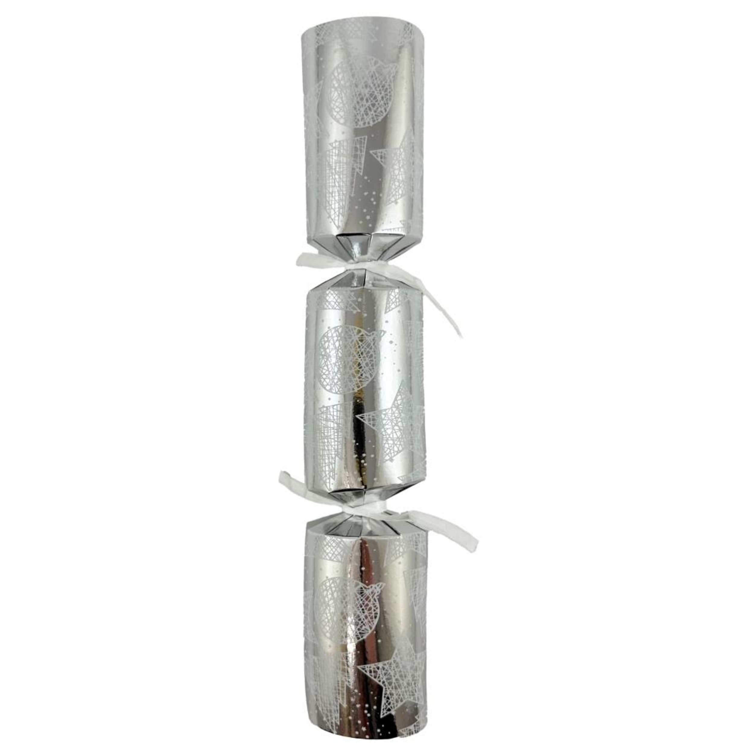 Occasions BonBons 250mm Foil Board Baubles on Gold and Silver (50 Pack)