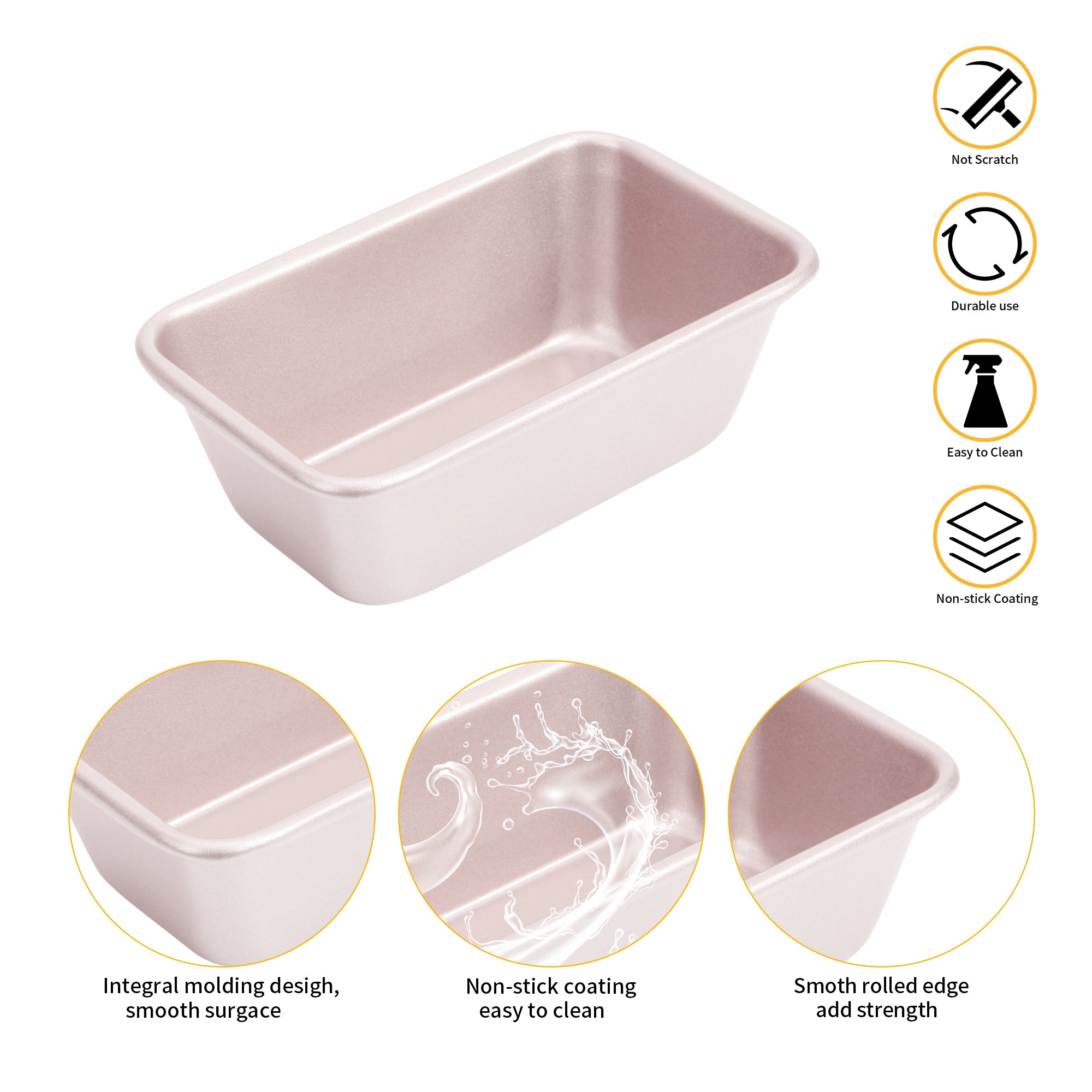 CHEFMADE Small Loaf Pan 450g 18cm (WK9064)