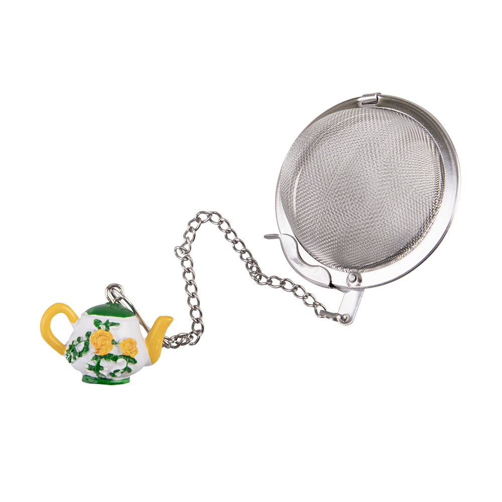 Teaology Stainless Steel Mesh Tea Ball Infuser with Assorted Novelty Decorations