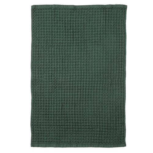 Ladelle Chunky Waffle Olive 2pk Kitchen Towel