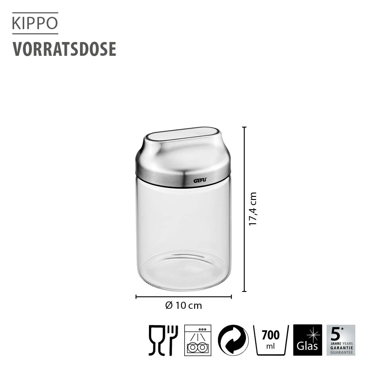 GEFU KIPPO Food Storage Container - 700ml