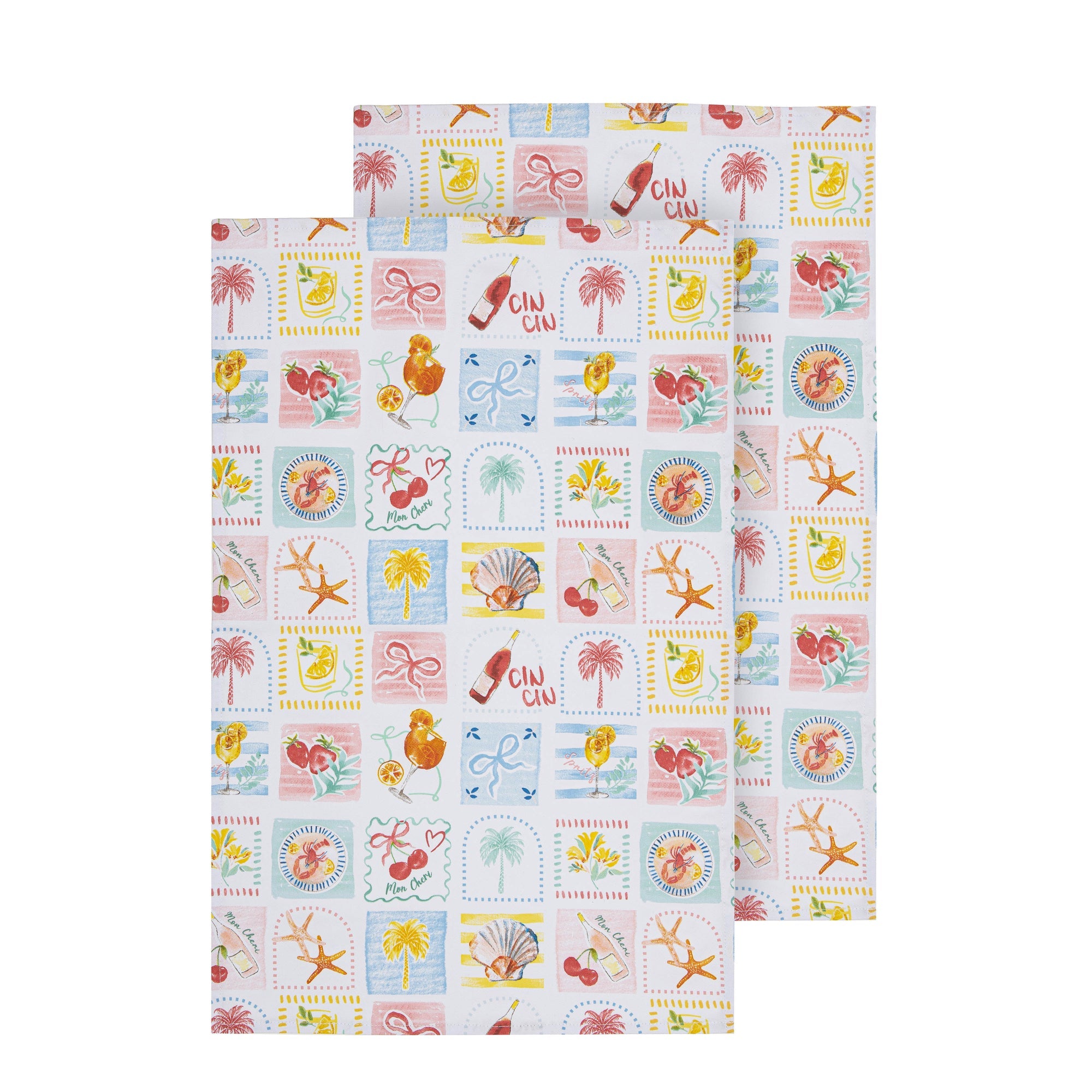 Ladelle Capri 2pk Kitchen Towel