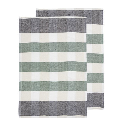 Ladelle Bailie Terry Charcoal 2pk Kitchen Towel