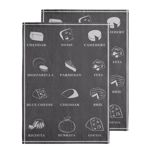 Ladelle Jacquard Flavour Haven 2pk Kitchen Towel