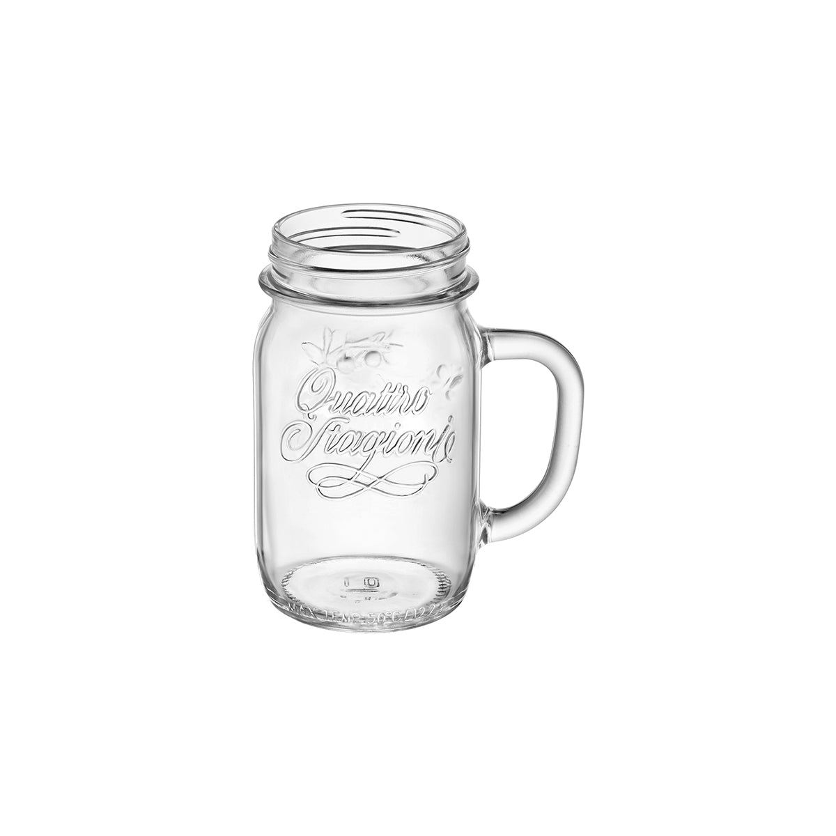 Bormioli Rocco Quattro Stagioni Jar with Handle & No Lid 78x136mm (415ml)