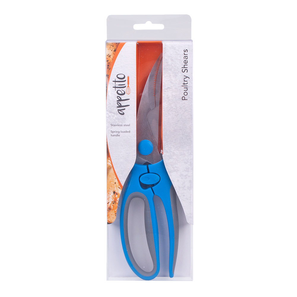 Appetito Poultry Shears - Blue/Grey