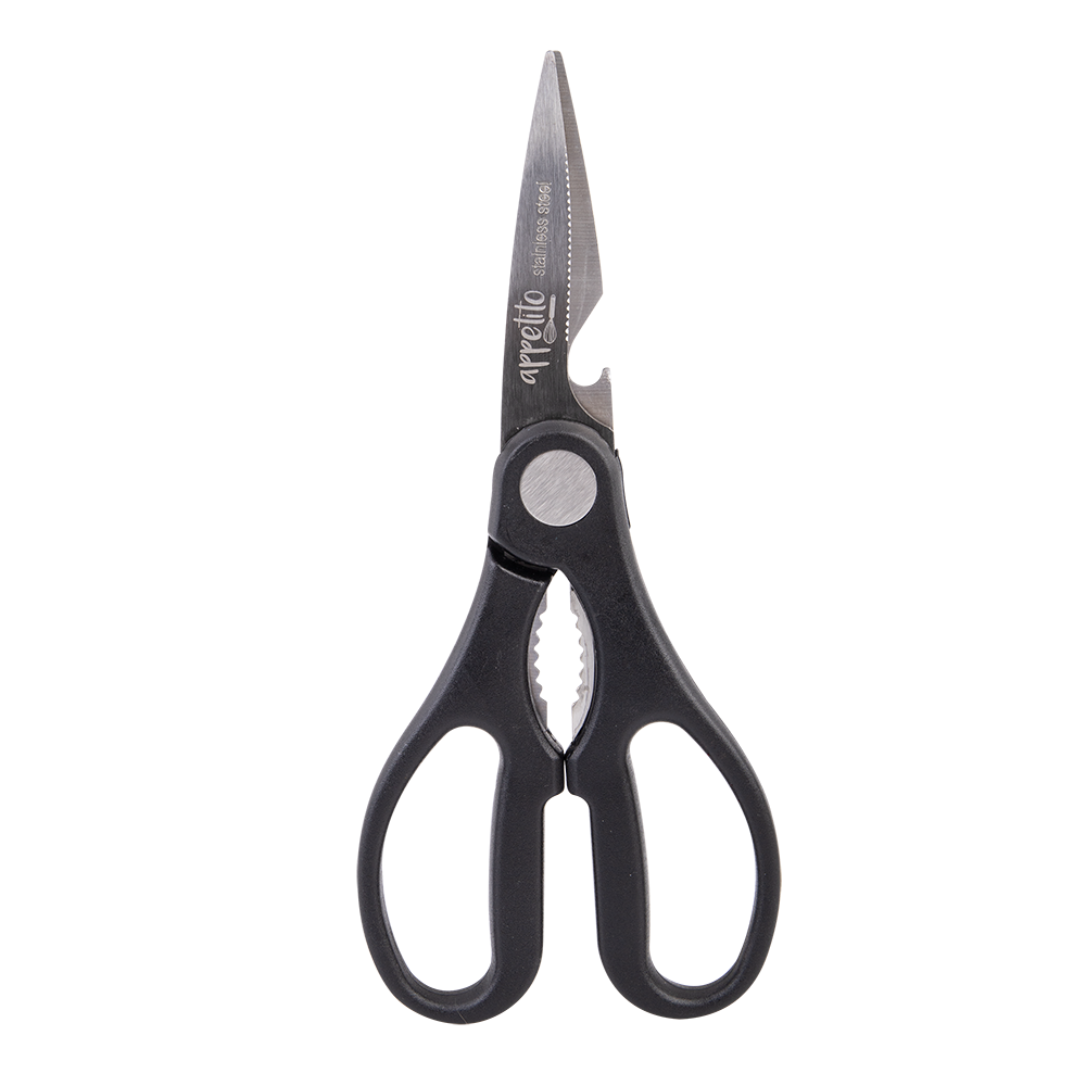 Appetito All Purpose Kitchen Shears - Black