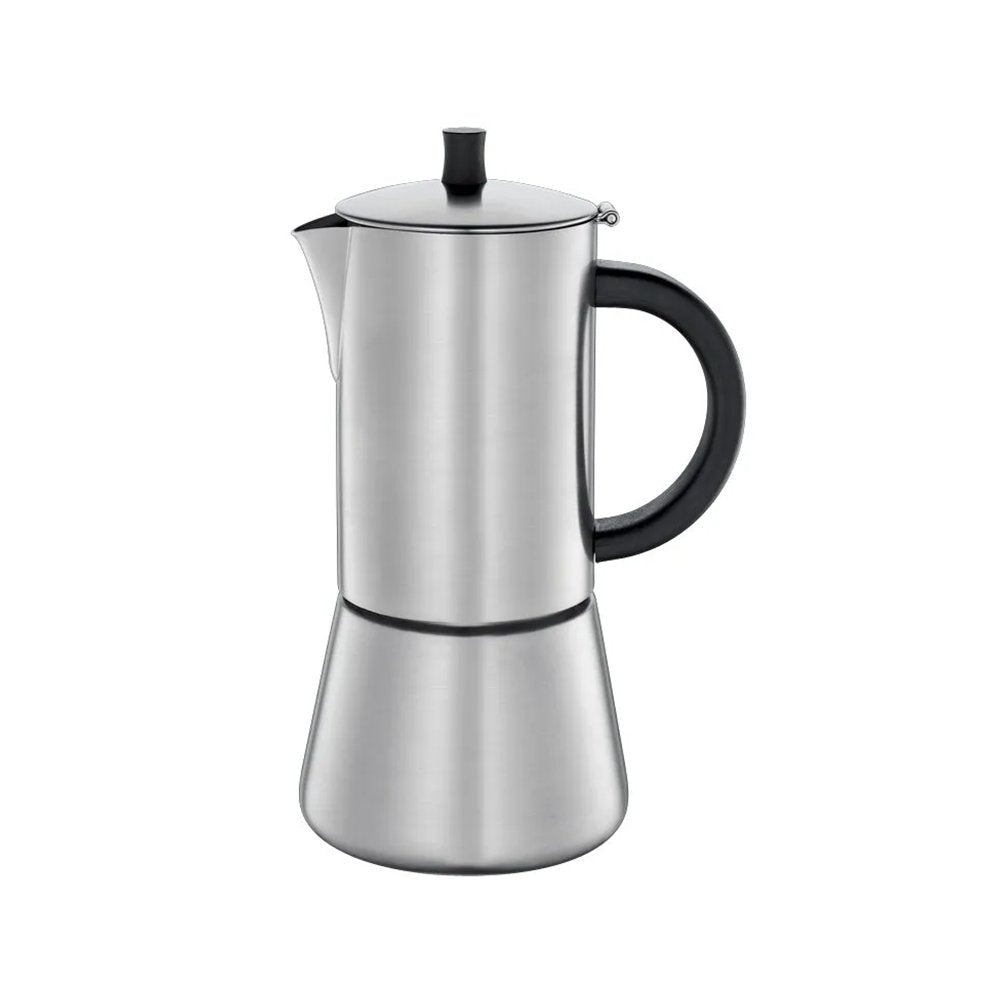 Cilio Figaro Espresso Maker – Stainless Steel Satin, 6 Cup