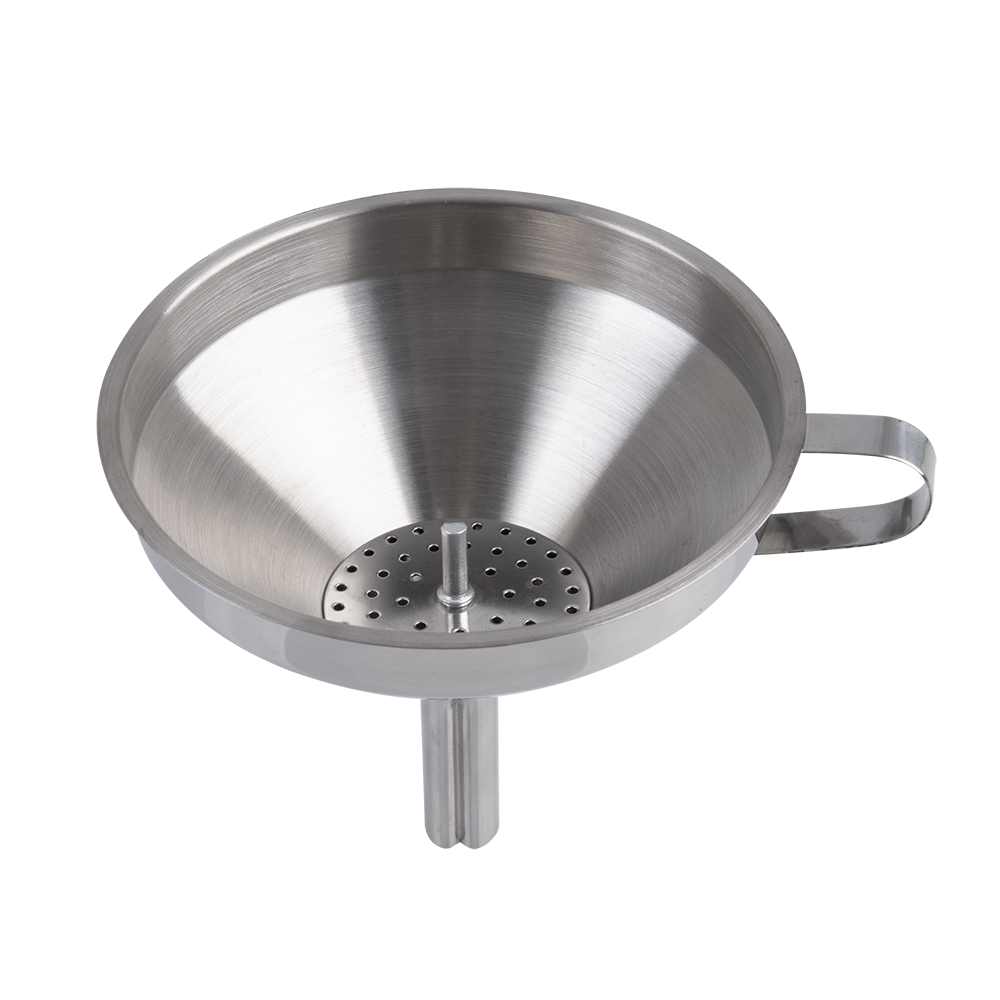 Appetito Stainless Steel Funnel with Strainer 12cm