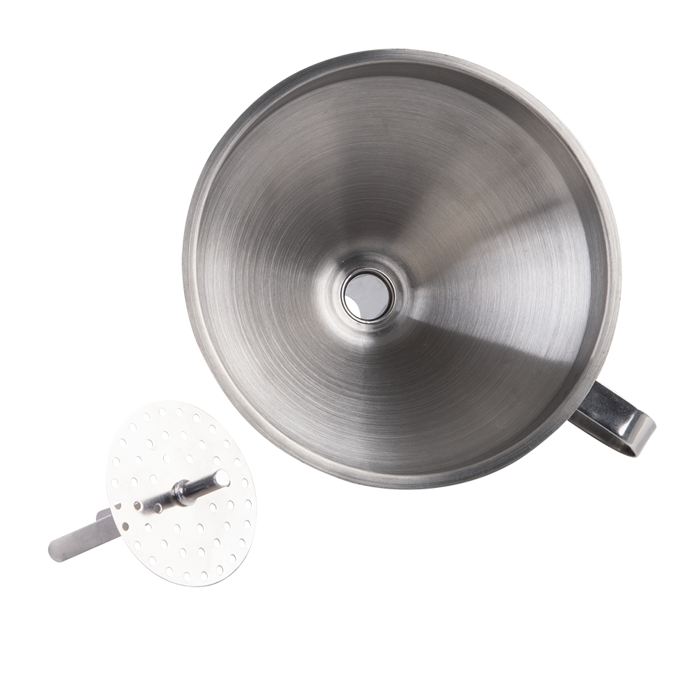 Appetito Stainless Steel Funnel with Strainer 12cm