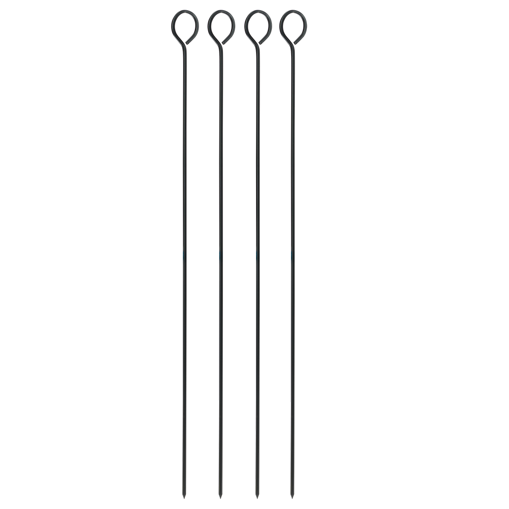 Appetito Non-Stick BBQ Skewers 38cm Set 4