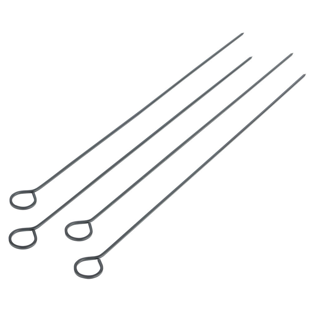 Appetito Non-Stick BBQ Skewers 38cm Set 4