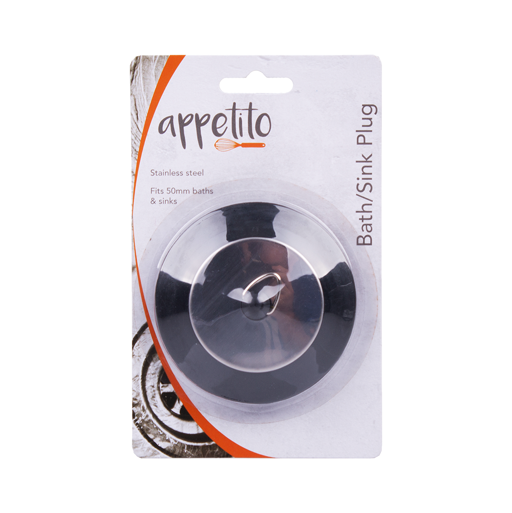 Appetito Stainless Steel Deluxe Sink Plug