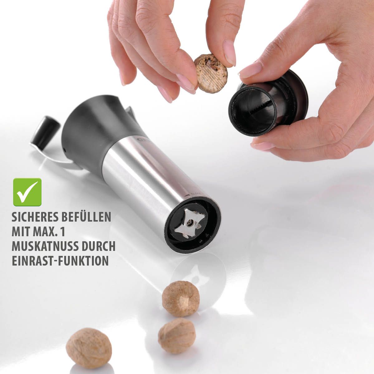 GEFU Moscata Nutmeg Mill