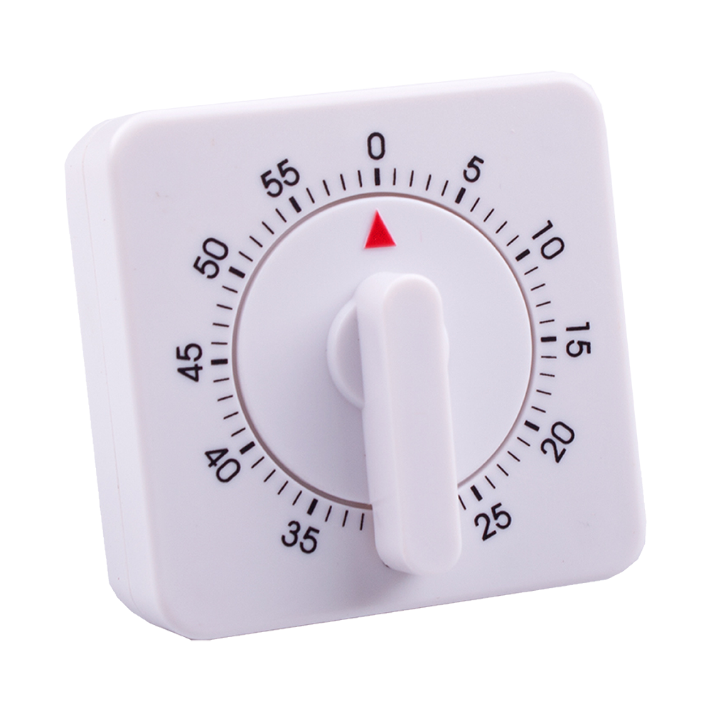 Appetito 60 Minute Timer Square - White