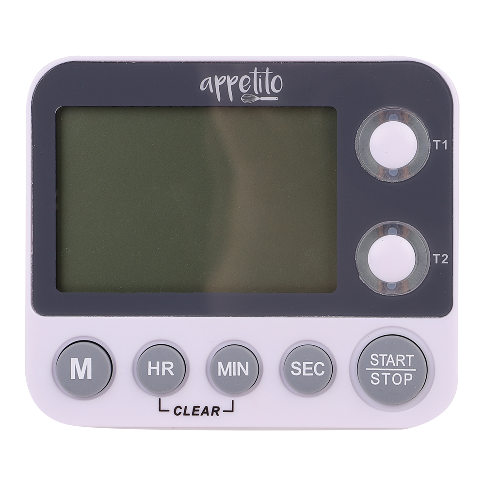 Appetito Dual Digital Timer 100 Hours