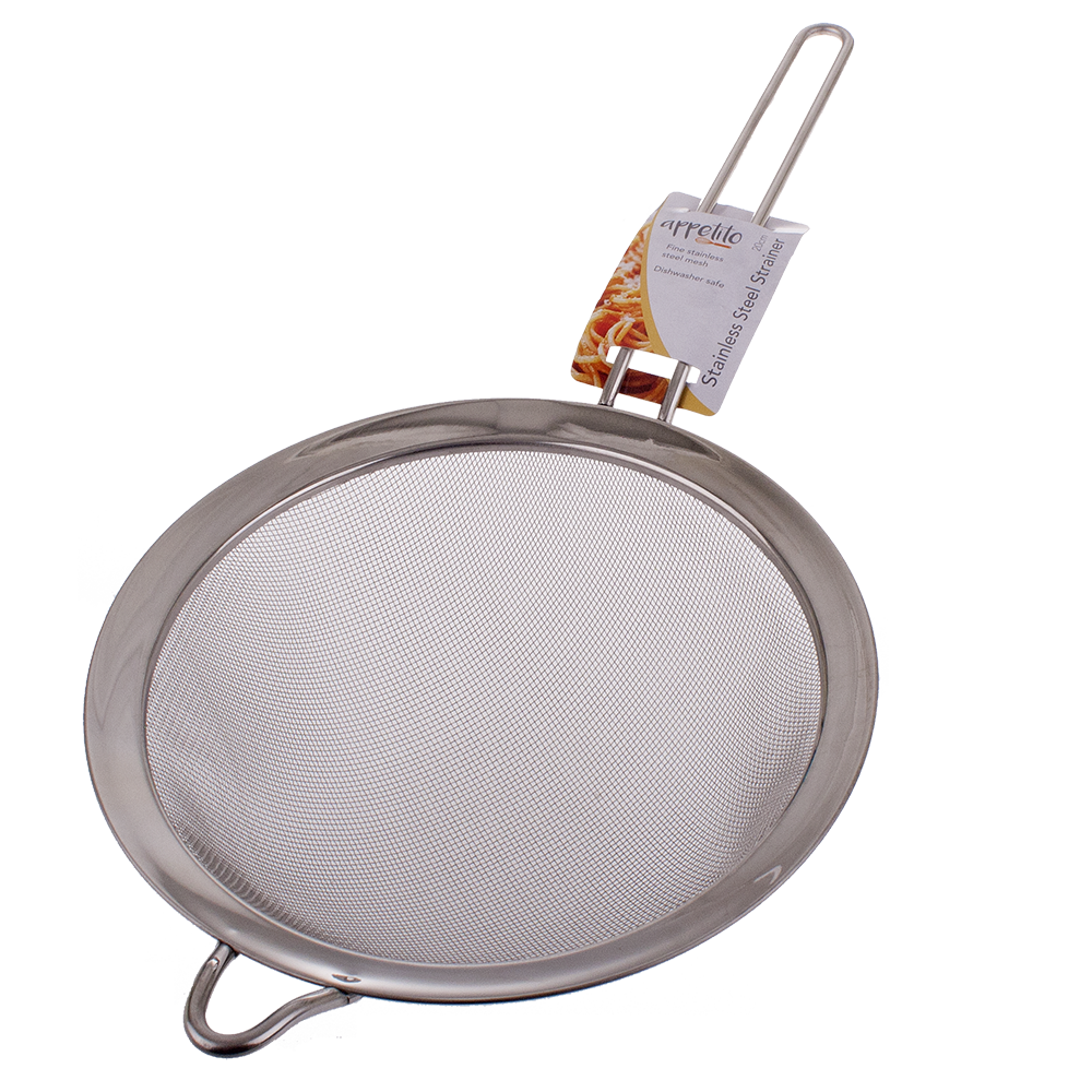 Appetito Stainless Steel Mesh Strainer 19.5cm