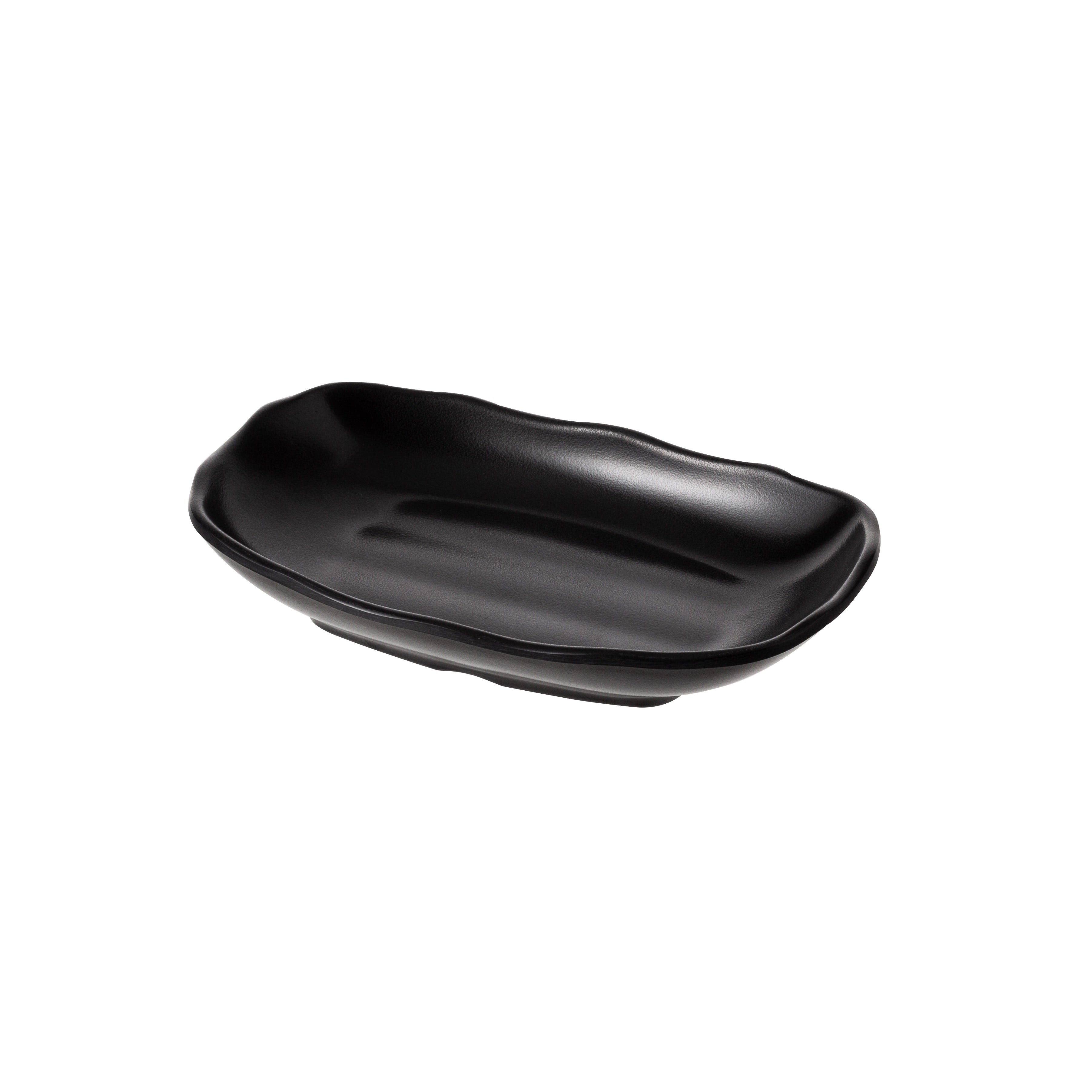 COUCOU Oblong Plate 200x125mm - Matte Black