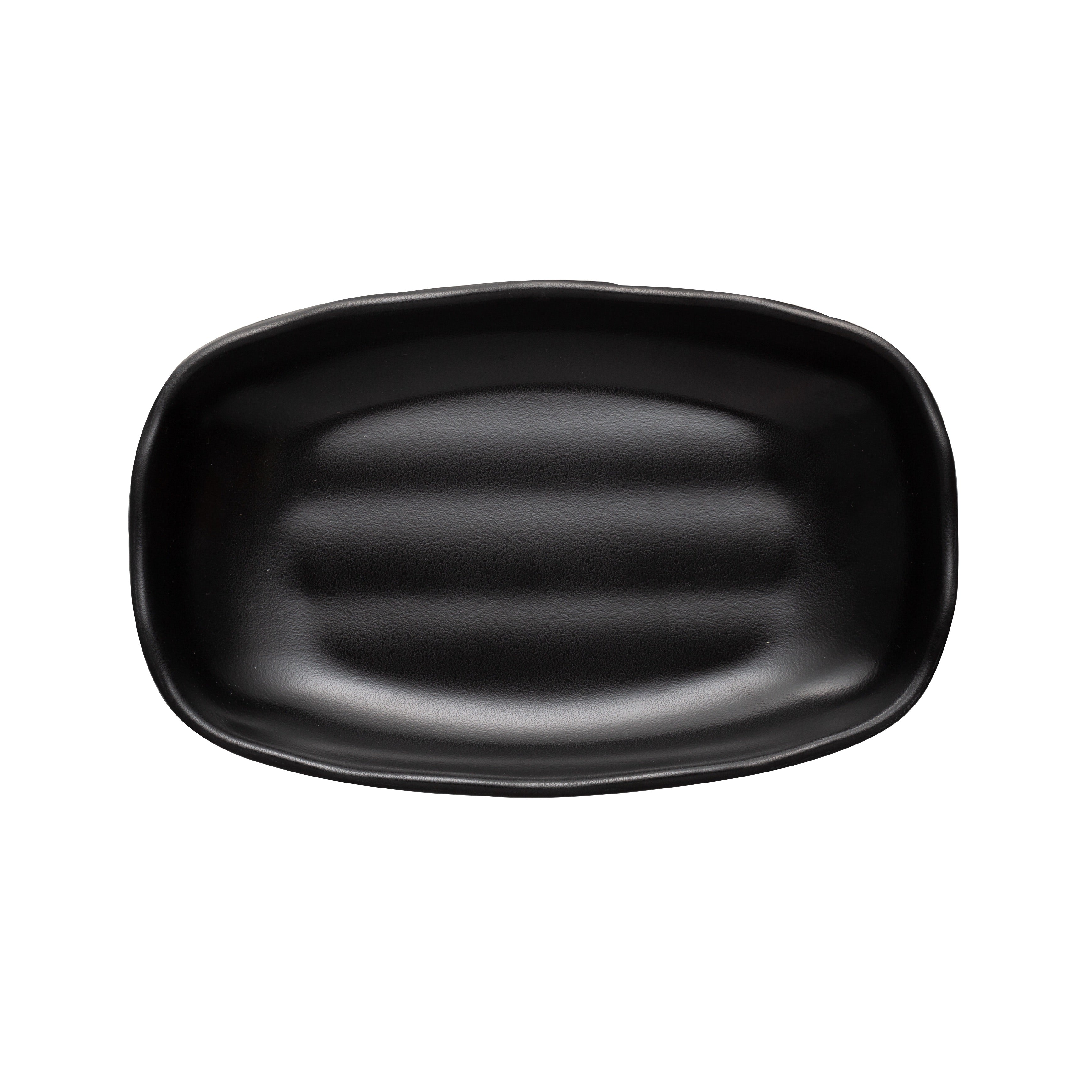 COUCOU Oblong Plate 200x125mm - Matte Black
