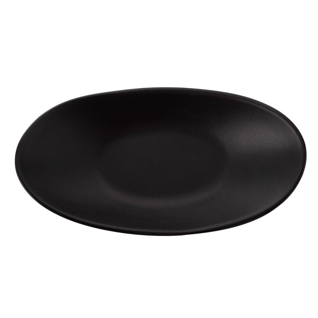 COUCOU Oval Plate 210x110mm - Matte Black