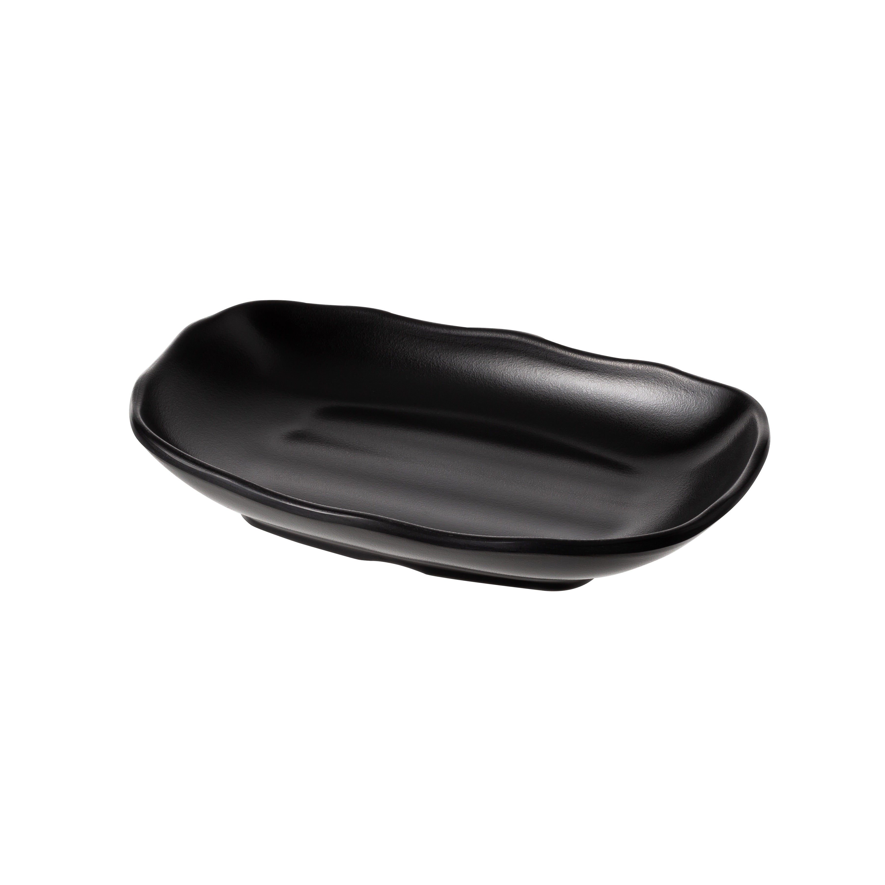 COUCOU Oblong Plate 225x140mm - Matte Black