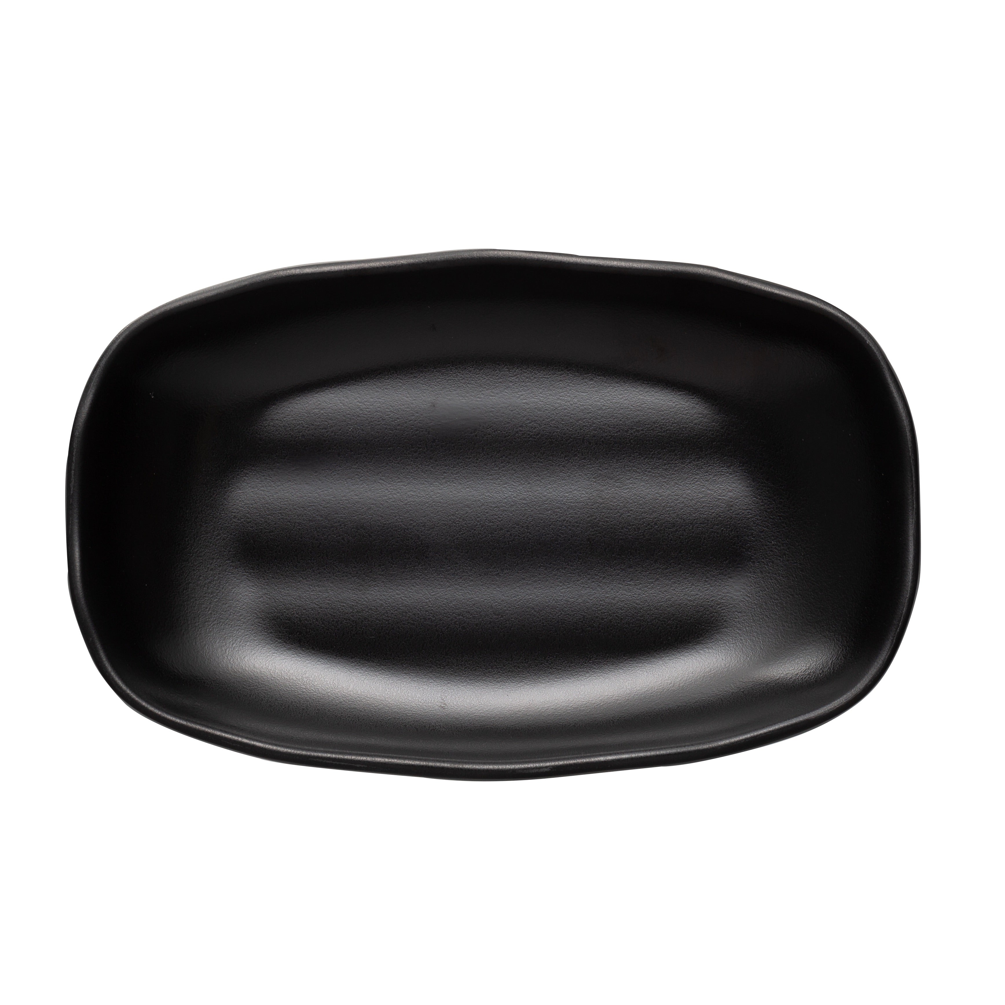 COUCOU Oblong Plate 225x140mm - Matte Black