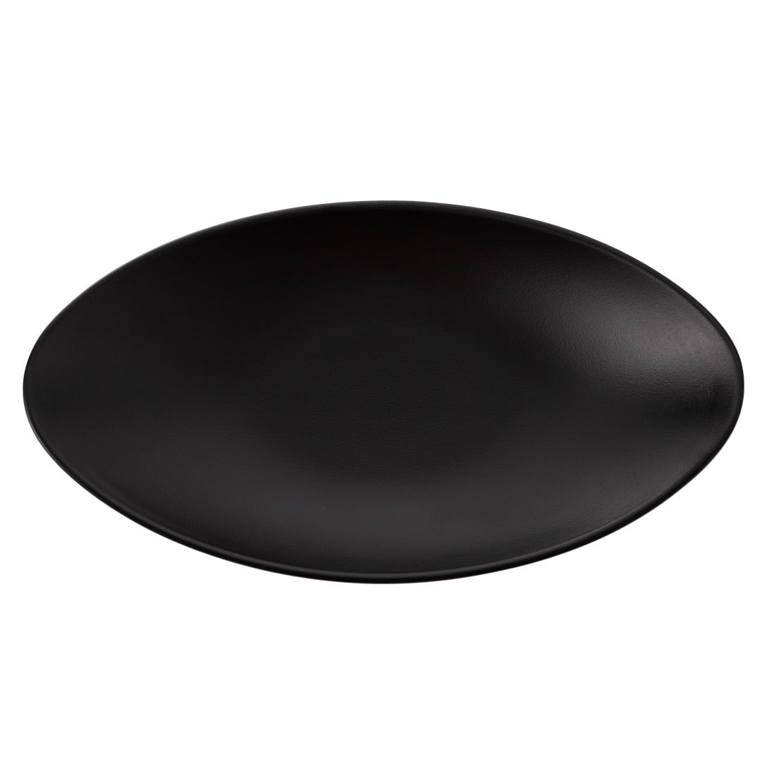 COUCOU Oval Plate 245x135mm - Matte Black