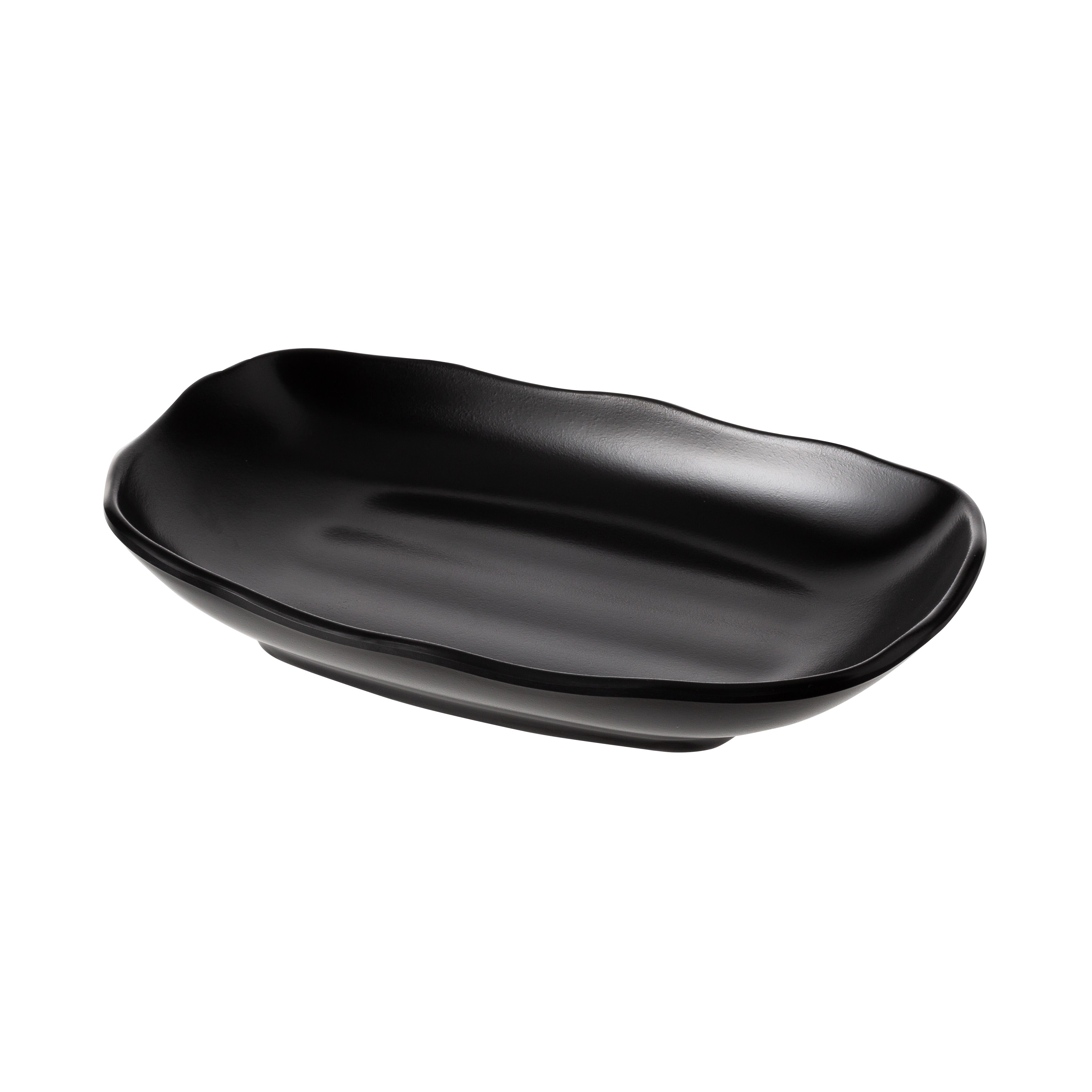COUCOU Oblong Plate 255x160mm - Matte Black