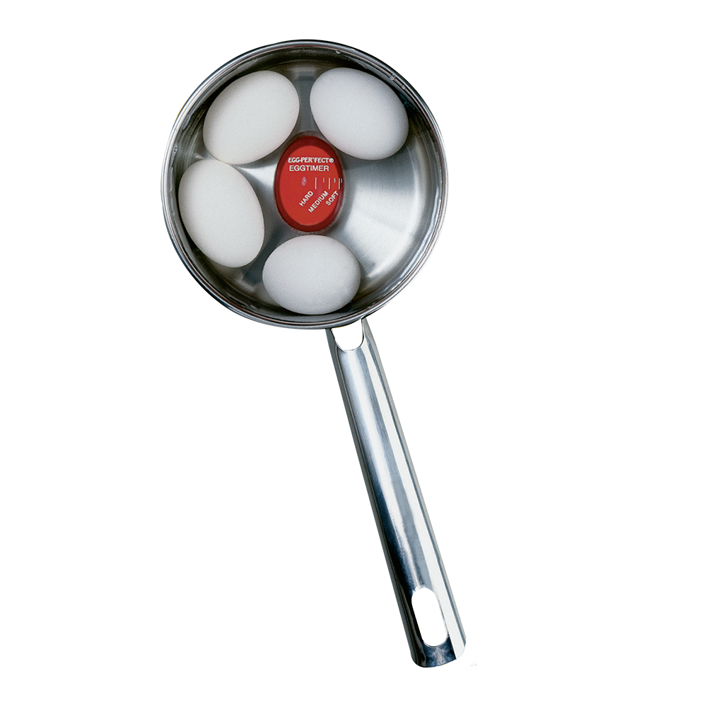 Appetito Colour Changing Egg Timer - Red