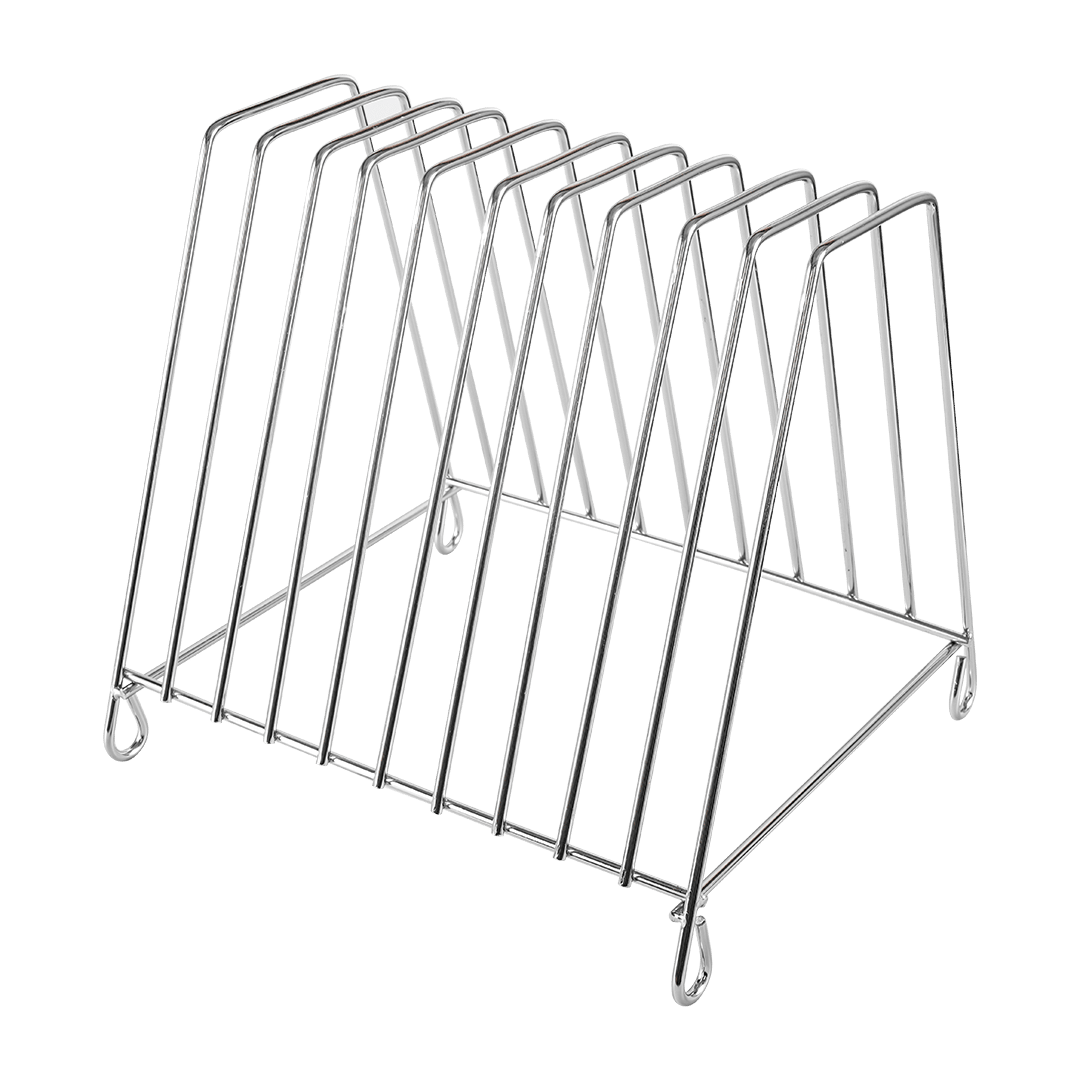 KH Classik Chef Board Rack 10 Slot Chrome Plated Pe