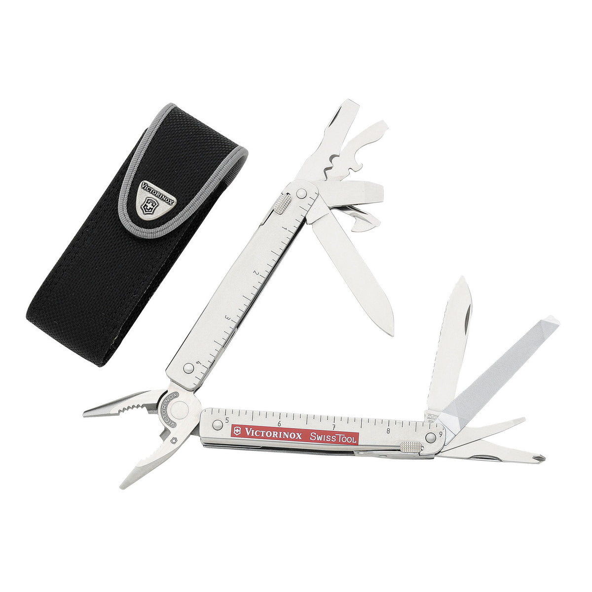 Victorinox Swiss Tool with Nylon Pouch (Silver)