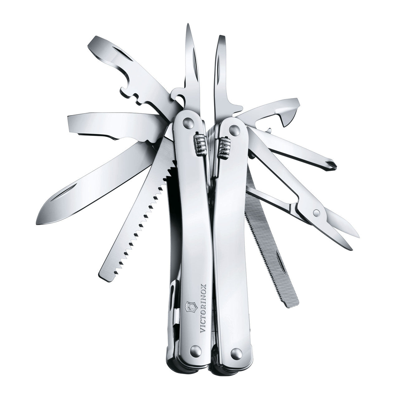 Victorinox SwissTool Spirit X with Leather Pouch - Silver