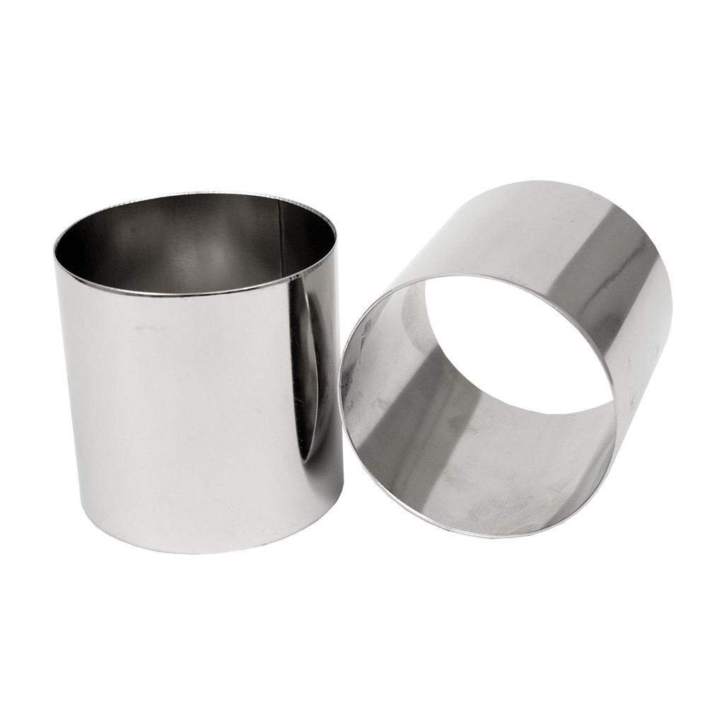 Appetito Stainless Steel Round Food Ring – 75mm × 75mm