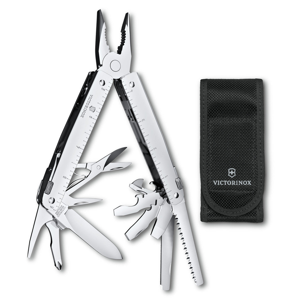 Victorinox Swiss Tool MX, silver, in nylon pouch,  - Silver