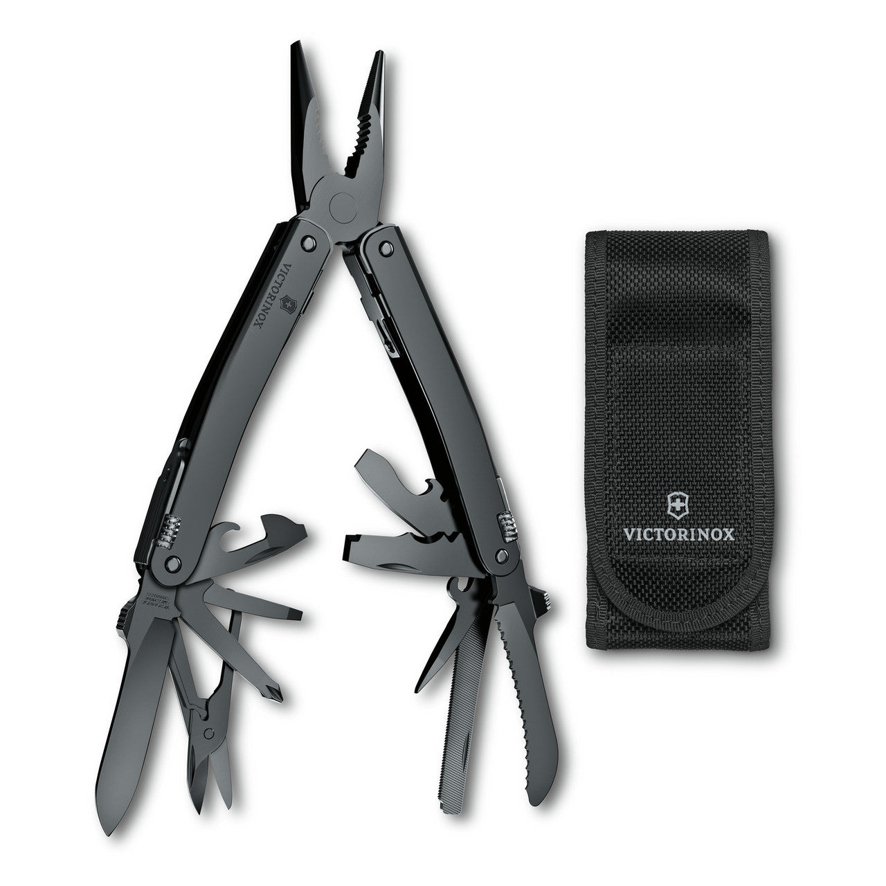 Victorinox Swiss Tool Spirit MXBS, with one hand opening,  - Black