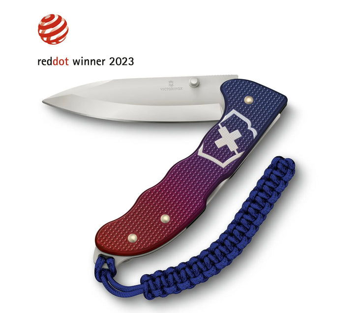 Victorinox Evoke Alox Swiss Army Knife - Blue/Red