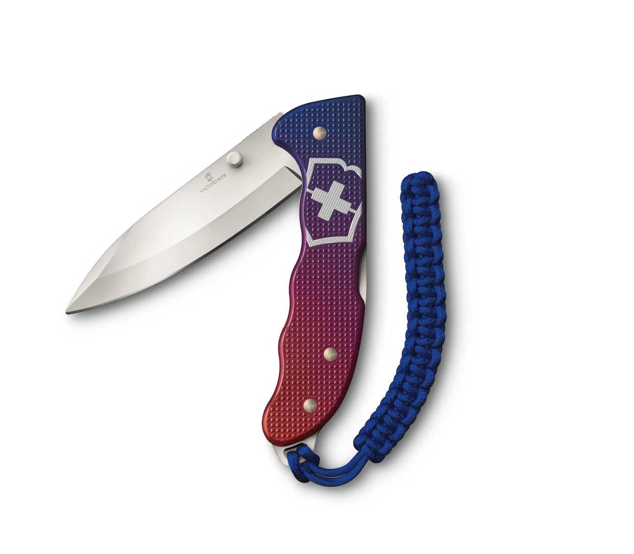 Victorinox Evoke Alox Swiss Army Knife - Blue/Red
