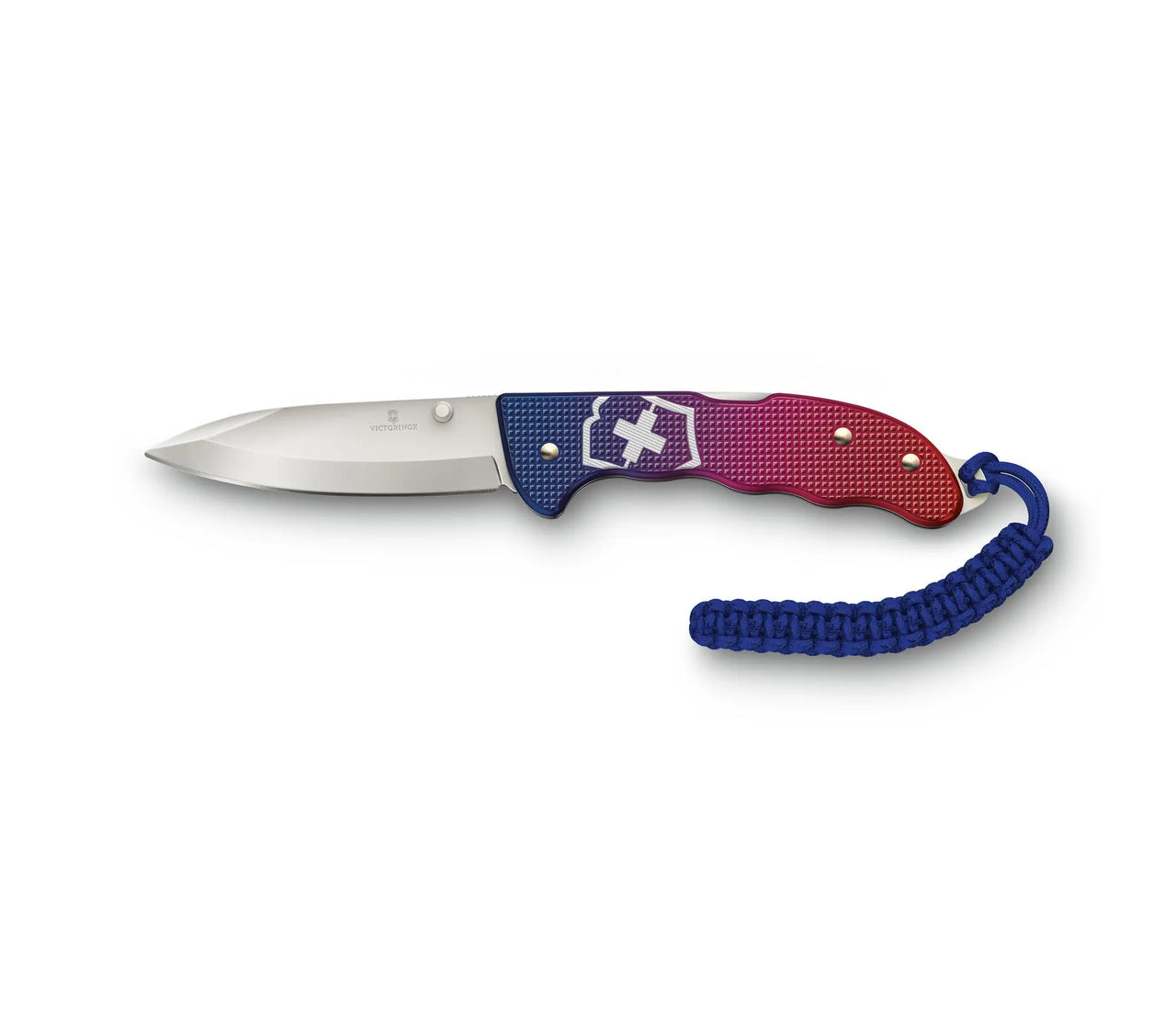 Victorinox Evoke Alox Swiss Army Knife - Blue/Red