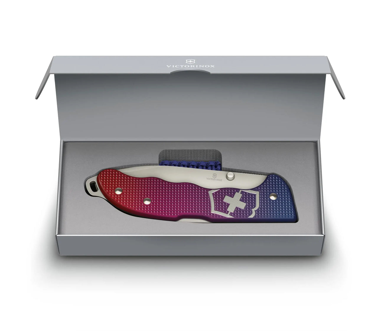 Victorinox Evoke Alox Swiss Army Knife - Blue/Red