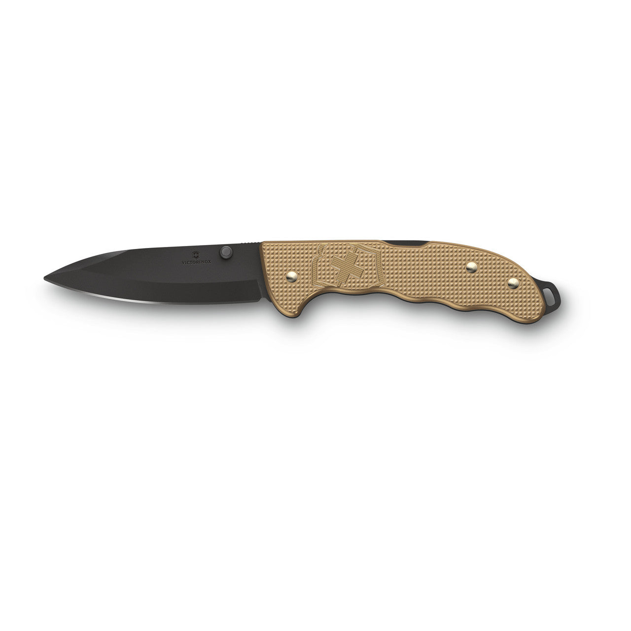 Victorinox Evoke Alox Swiss Army Knife - Black Oxide, Beige