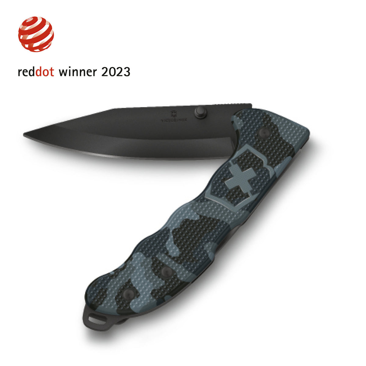 Victorinox Evoke Alox Clip-Point Swiss Army Knife (Black Oxide Navy Camouflage)
