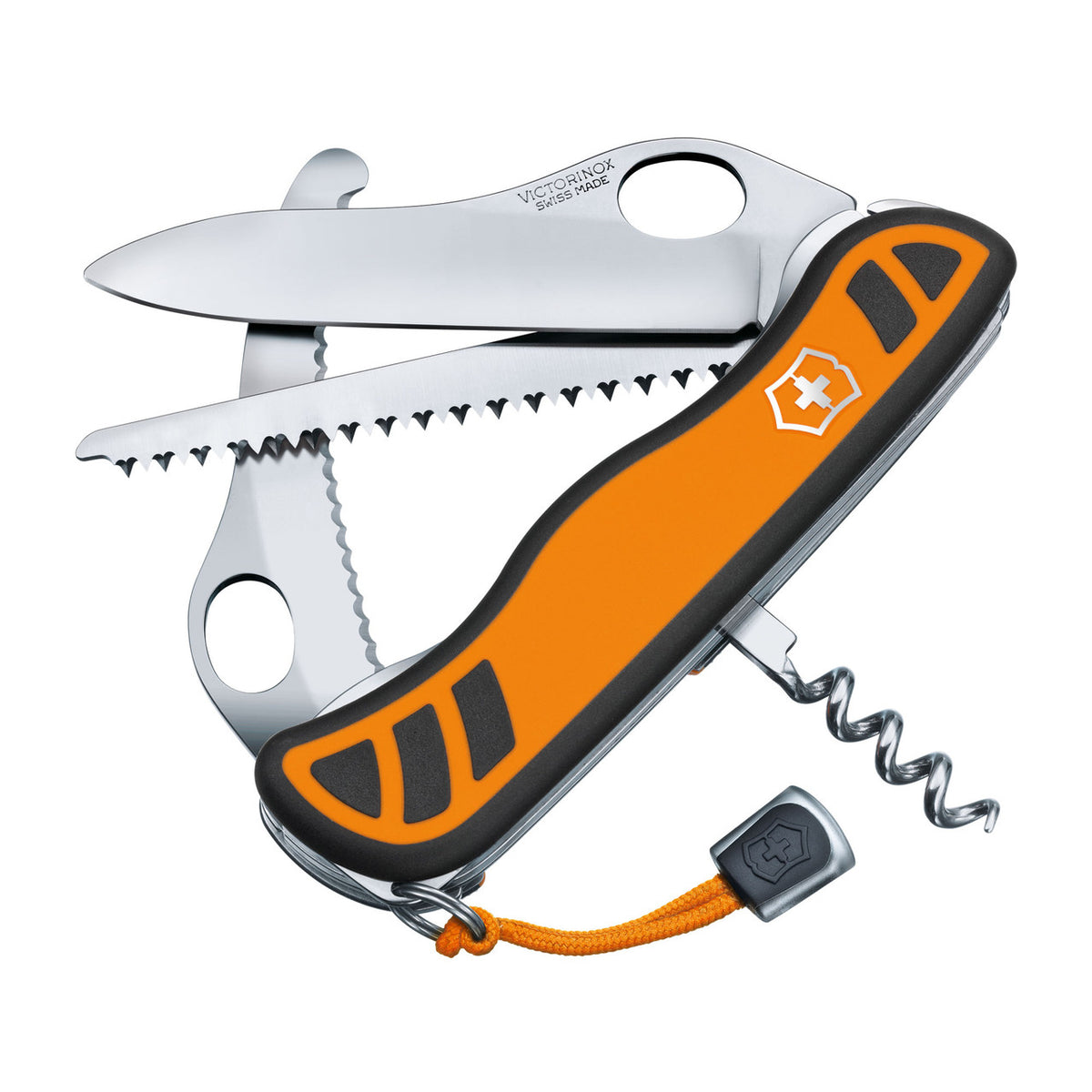 Victorinox Hunter XT Grip Swiss Army Knife (Orange Black)