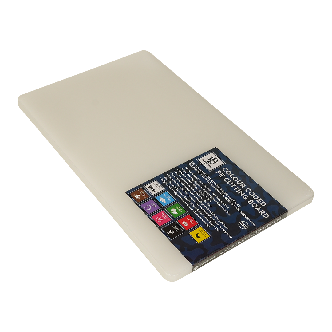 KH Classik Chef Cutting Board G/N 530mm x 325mm x 20mm White Pe