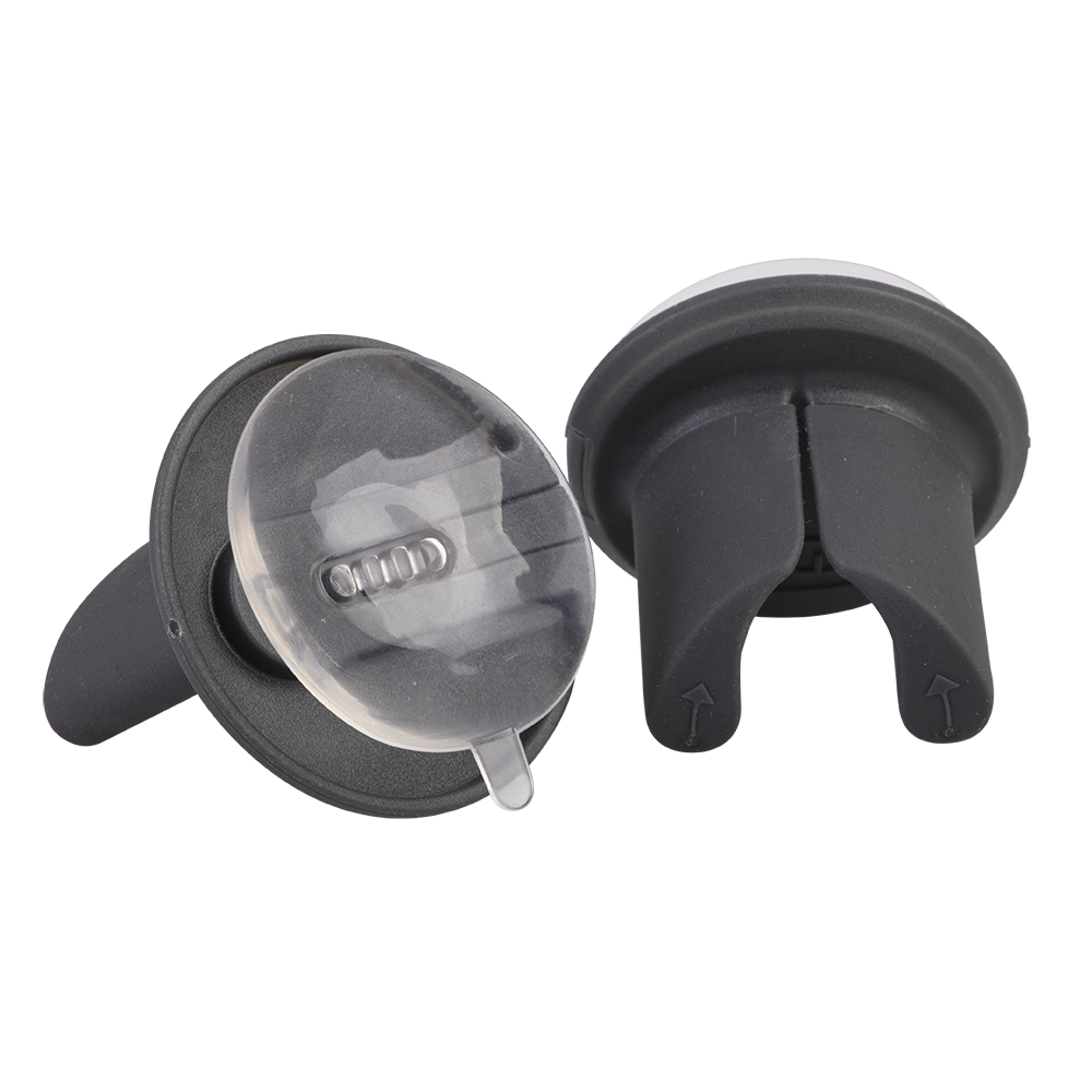 Appetito Suction Towel Holders Set 2 - Charcoal