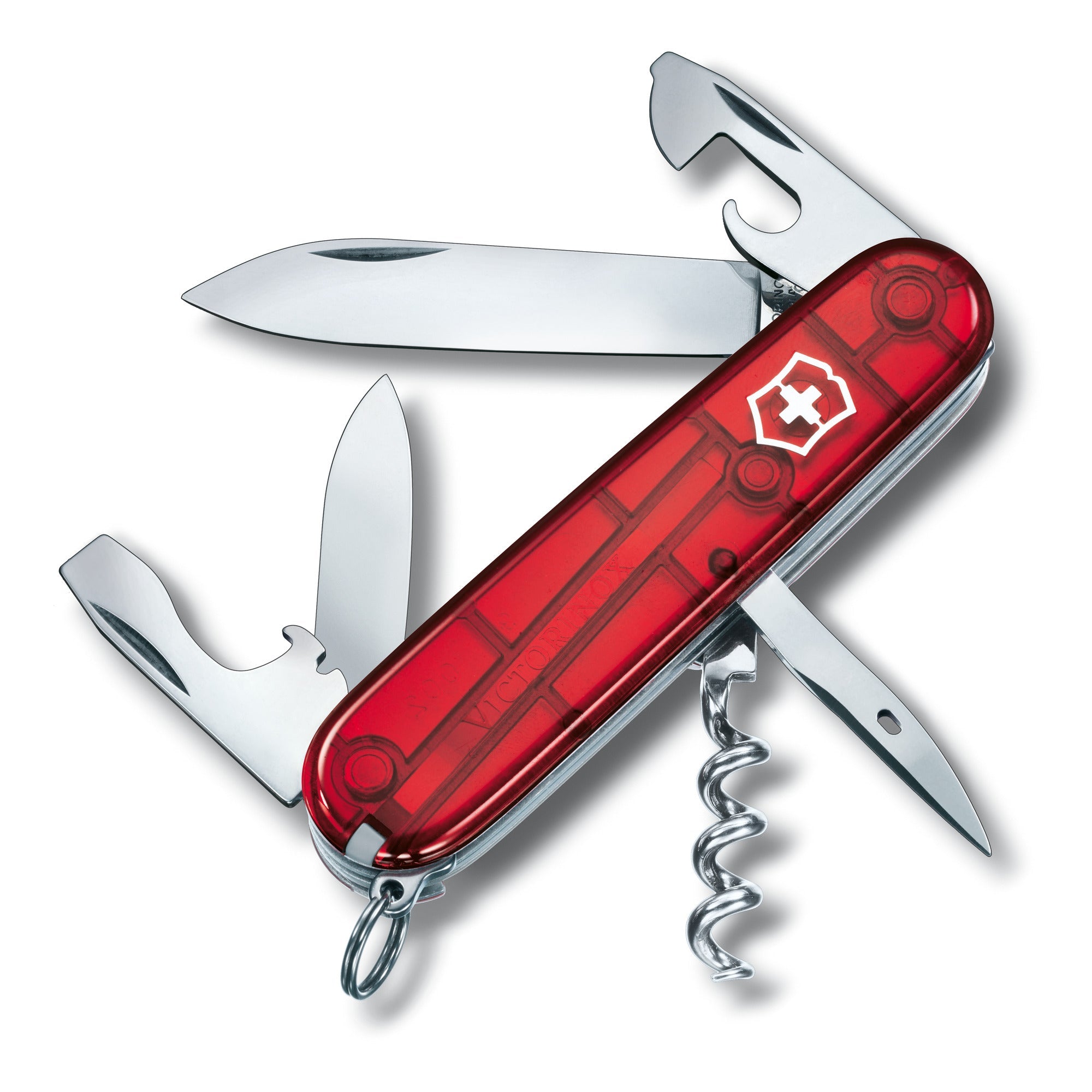 Victorinox Spartan Swiss Army Knife Red Transparent